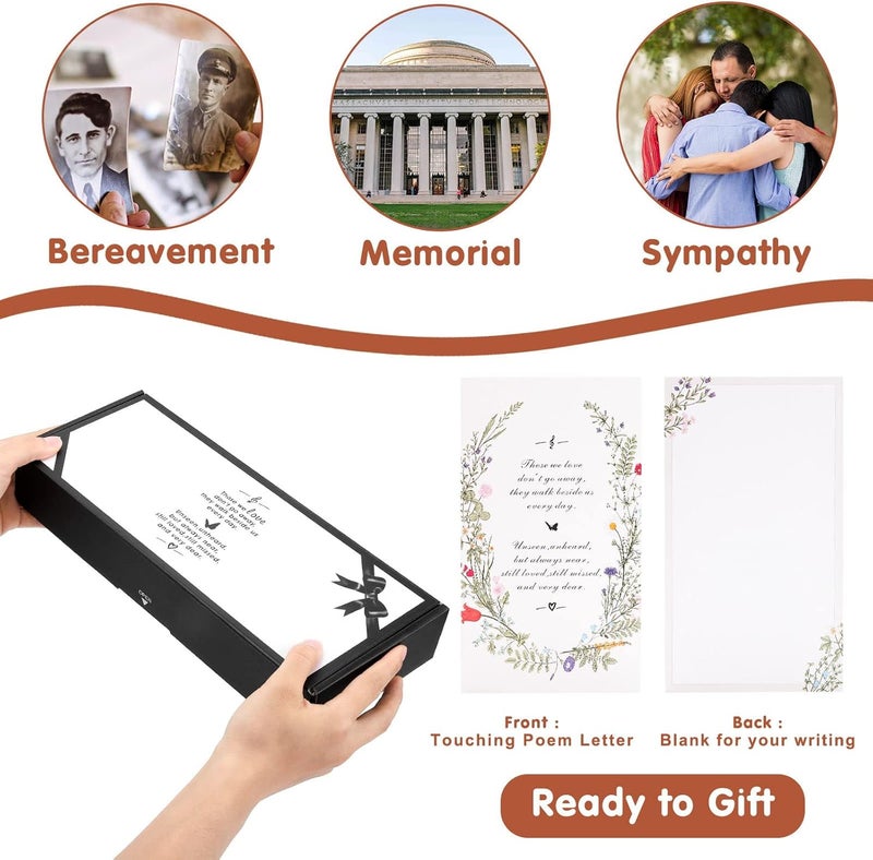 ABEICO Memorial Wind Chimes for Outside, Sympathy Gift for Loss of Loved One Mom Dad, Ideal for Funeral, Remembrance & Bereavement, Outdoor Use - Image 3